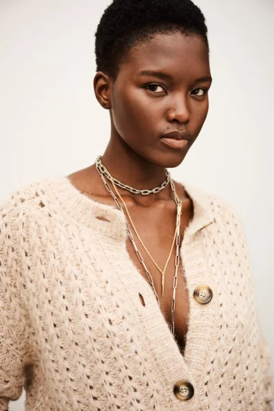 Ba&sh - קרדיגן Bosic – 1H25BOSI_BEIGE – 2