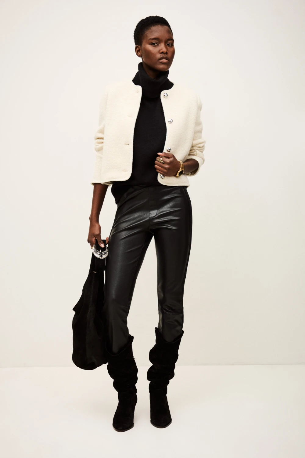 Ba&sh - בלייזר Ceredith – 1H25CERE_GREIGE – 1