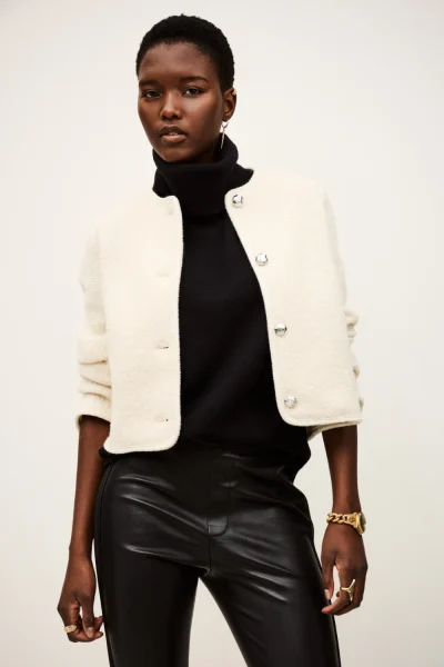 Ba&sh - בלייזר Ceredith – 1H25CERE_GREIGE – 2