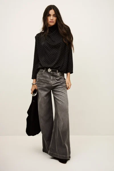 Ba&sh - חולצה Debra – 1H25DEBR_NOIR – 2