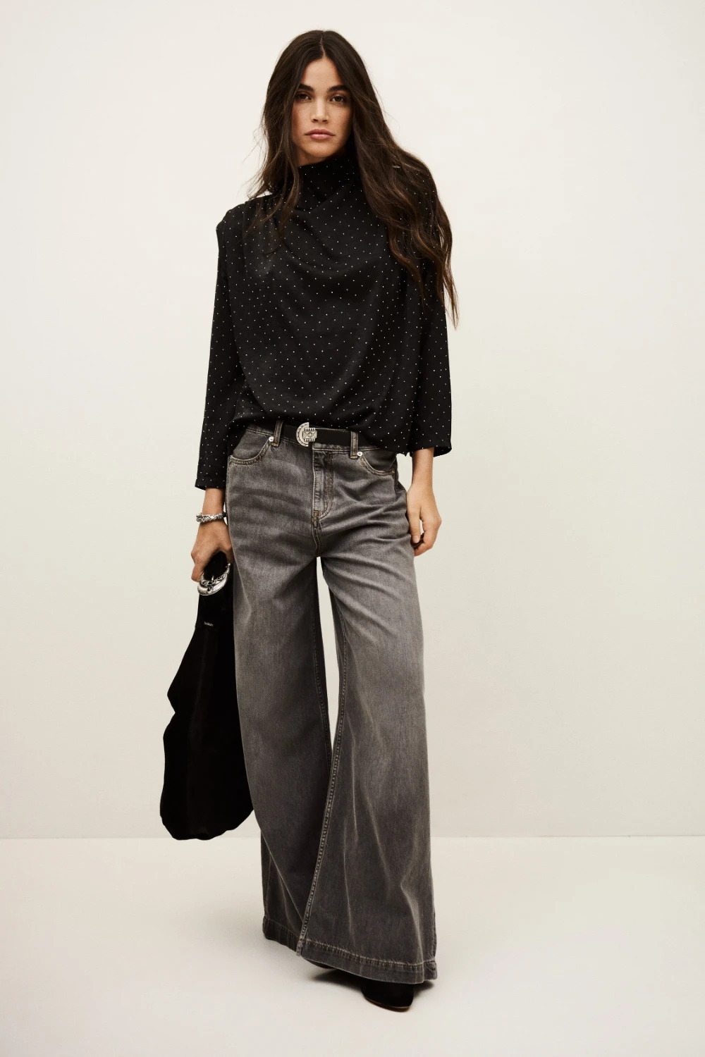 Ba&sh - חולצה Debra – 1H25DEBR_NOIR – 2