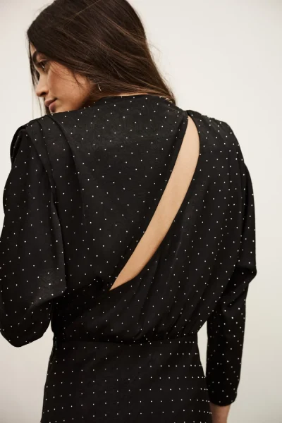 Ba&sh - שמלה Dellia – 1H25DELL_NOIR – 2