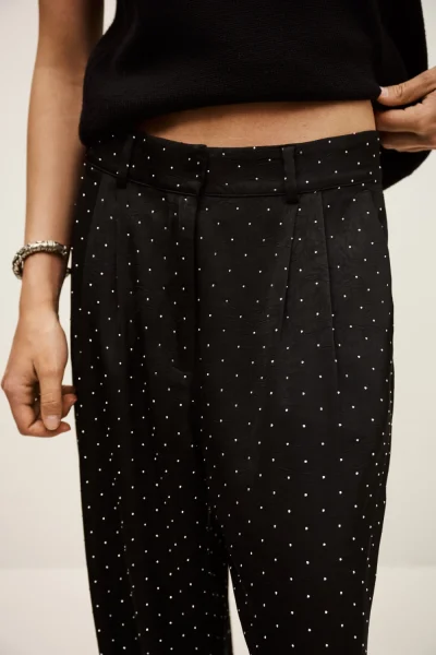 Ba&sh - מכנסיים Deloy – 1H25DELO_NOIR – 3