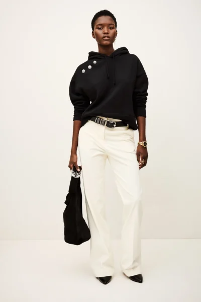 Ba&sh - סווטשירט Didi – 1H25DIDI_NOIR – 1