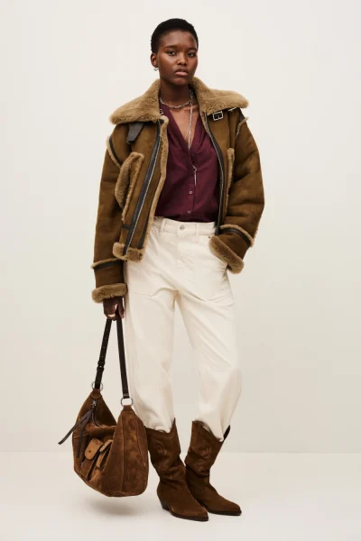 Ba&sh - ג’קט Duli – 1H25DULI_TAUPE – 2