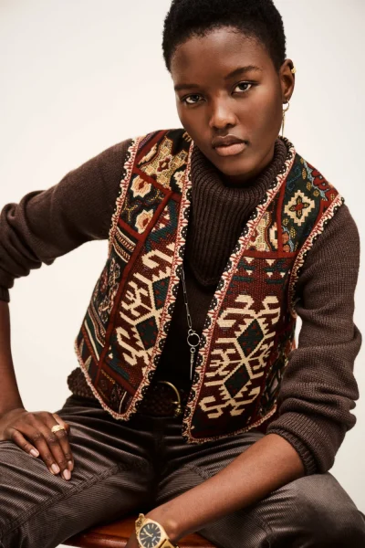 Ba&sh - בלייזר Elton – 1H25ELTO_ROUGE – 1