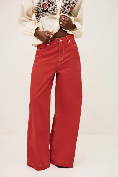 Ba&sh - ג’ינס Fusc – 1H25FUSC_ROUGE – 2