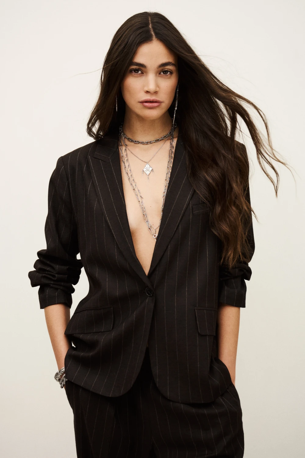 Ba&sh - בלייזר Hocee – 1H25HOCE_MARRON – 1