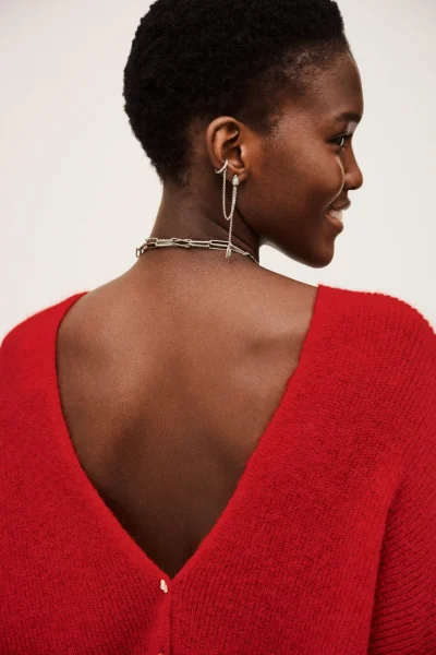 Ba&sh - קרדיגן Isaac – 1H25ISAA_ROUGE – 4