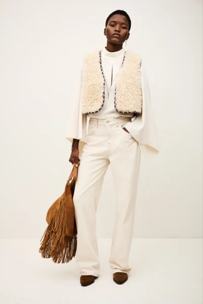 Ba&sh - ג’ינס Stunner – 1H25STUN_ECRU – 1