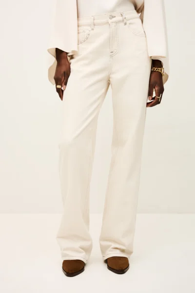 Ba&sh - ג’ינס Stunner – 1H25STUN_ECRU – 2