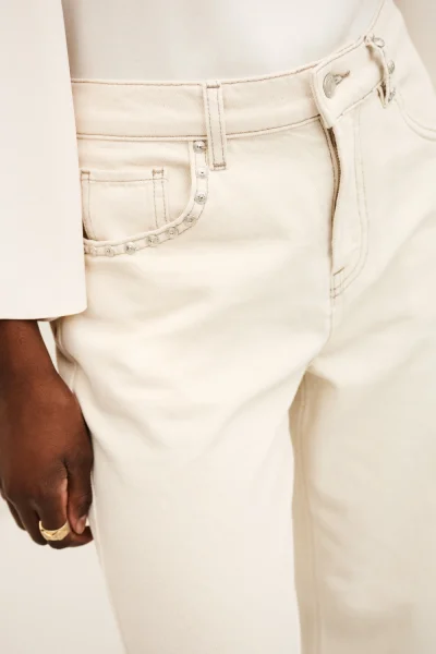 Ba&sh - ג’ינס Stunner – 1H25STUN_ECRU – 3