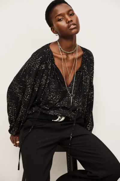 Ba&sh - חולצה Torny – 1H25TORN_NOIR – 2