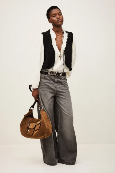 Ba&sh - ג’ינס Yusc – 1H25YUSC_BLACKSTONE – 1