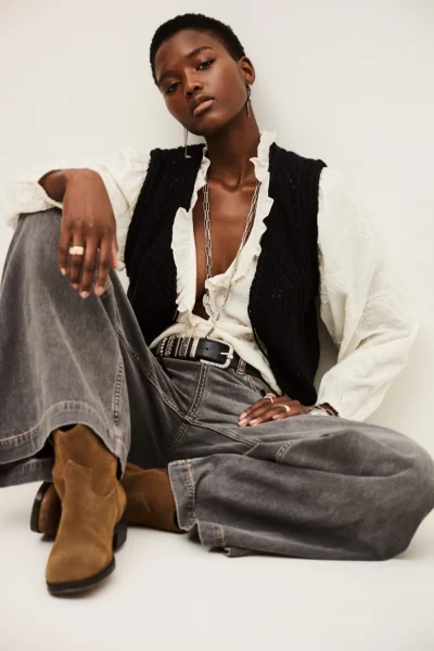 Ba&sh - ג’ינס Yusc – 1H25YUSC_BLACKSTONE – 1