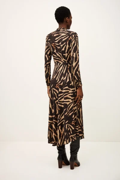 Ba&sh - שמלה Zahirah – 1H25ZAHI_MARRON – 3