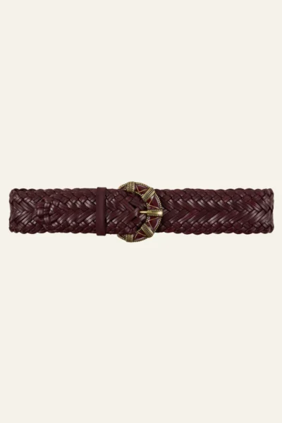 חגורת BYRON – 2H26BYRO_BORDEAUX – 1
